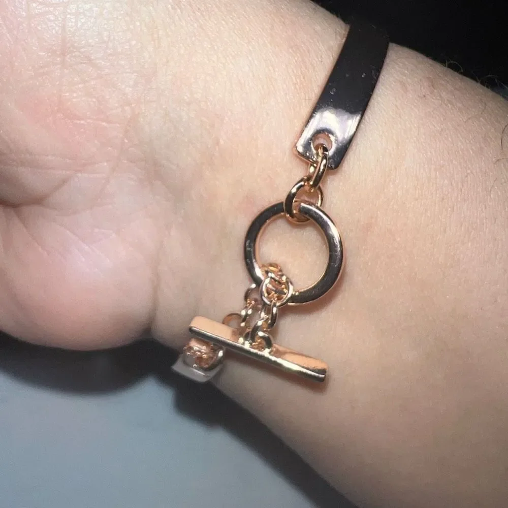 BCBGeneration Heart Dangle Charm Cuff - Picture 9 of 9